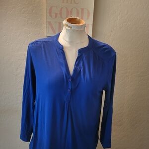 Cable & Gauge Royal Blue Button-Down Shirt